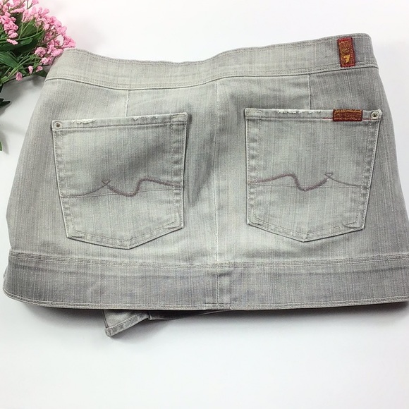 7FAM Jean Skirt - Picture 4 of 7